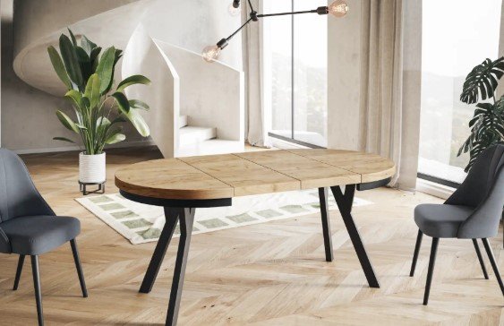 stół 110 rozłożony